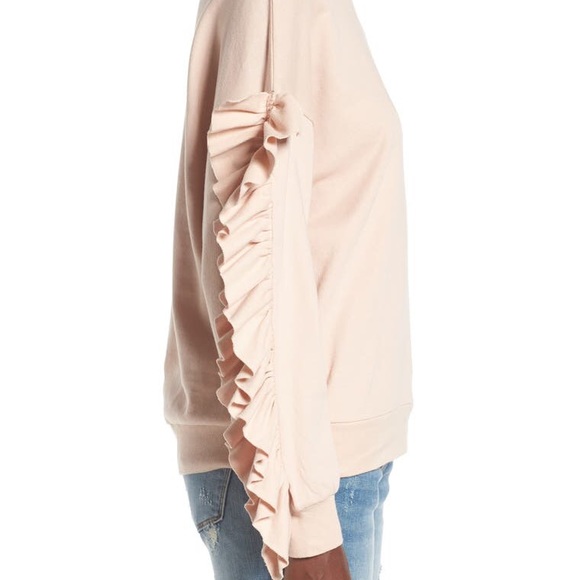 BP. Ruffle Sleeve Sweatshirt - Picture 3 of 7